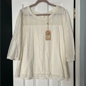Fat face cream top size 14
